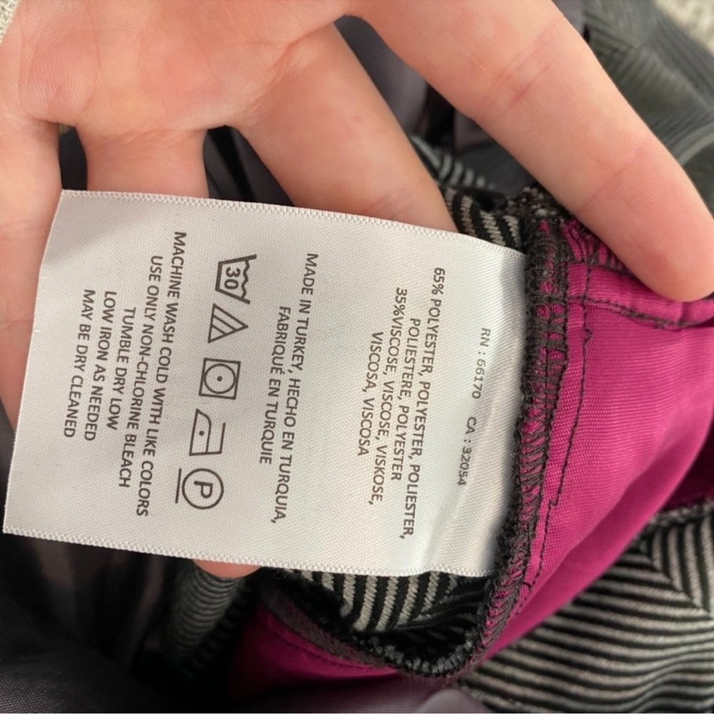 Anthropologie Cartonnier Wide Leg Black/Gray  Tweed Herring Bone Jumpsuit SZ M - Picture 9 of 11